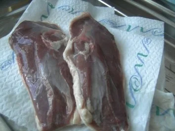 Rezept: Entenbrust in einer Hagebutten-Rotwein-Soße Bild Nr. 3 Entenbrust in einer Hagebutten-Rotwein-Soße - Rezept - Bild Nr. 3