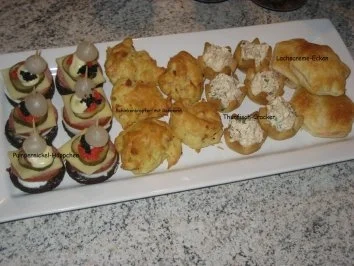 Rezept: Lachscreme-Ecken Bild Nr. 2 Lachscreme-Ecken - Rezept - Bild Nr. 2