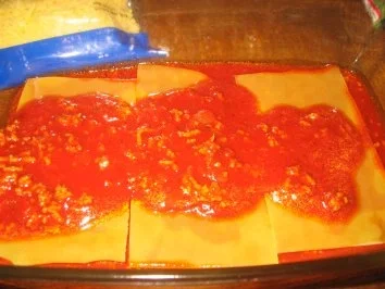 Rezept: Auflauf: Lisa's Paprika - Lasagne.. Bild Nr. 6 Auflauf: Lisa's Paprika - Lasagne.. - Rezept - Bild Nr. 6