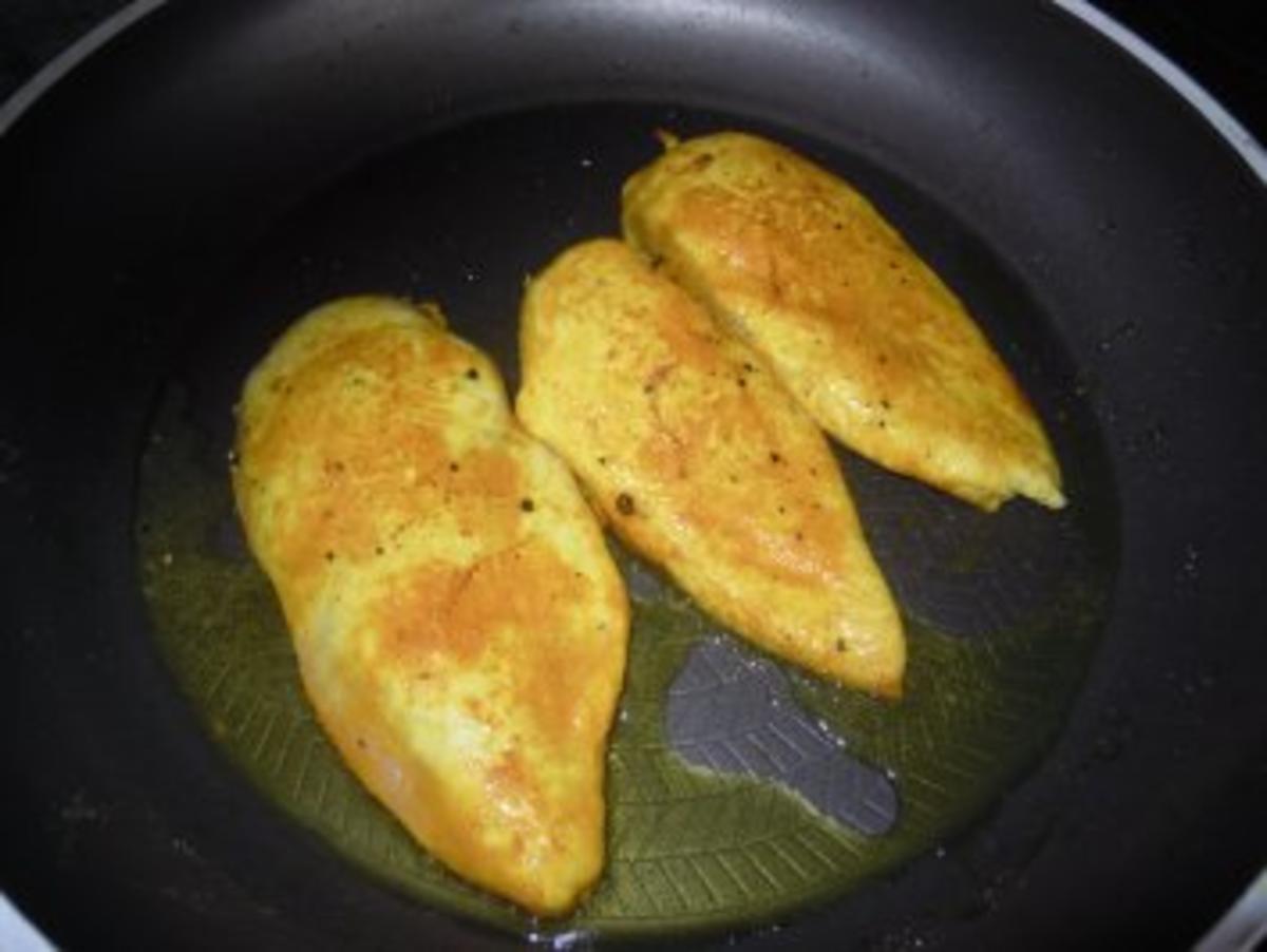 Curryhühnchen in Orangensahnesauce - Rezept - Bild Nr. 2