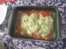 Käse-Schnitzel auf Tomaten - Rezept