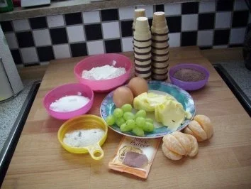 Gefüllte Waffelbecher - Rezept