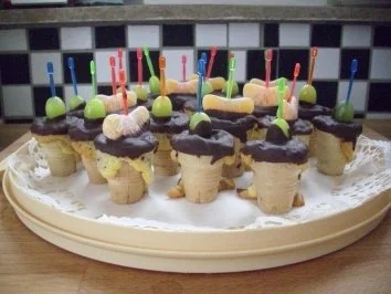 Gefüllte Waffelbecher - Rezept - Bild Nr. 6