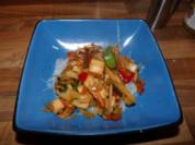 China Pfanne mit Glasnudeln und Meeresfrüchten - Rezept
