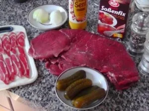 Rezept: Beefsteakrouladen Bild Nr. 2 Beefsteakrouladen - Rezept - Bild Nr. 2