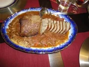 Brasato al Merlot mit Steinpilzen - Rezept