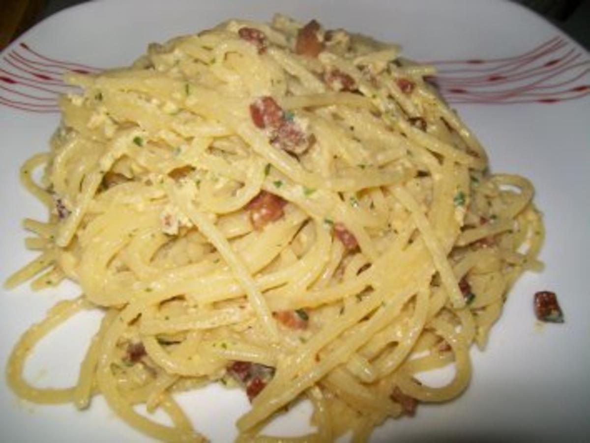 Bilder für carbonara bitte nicht loeschen, das ist mein rezept!!!! Rezept