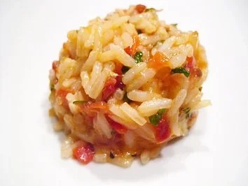 Rezept: Beilage: Griechischer Tomatenreis Beilage: Griechischer Tomatenreis - Rezept