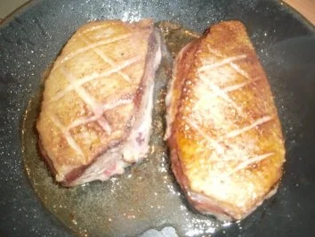 Entenbrust mit Honig-Balsamico-Soße a la Angie - Rezept