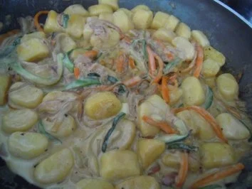 Rezept: Gnocchi mit Mascarponesauce Bild Nr. 6 Gnocchi mit Mascarponesauce - Rezept - Bild Nr. 6