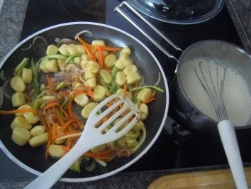 Rezept: Gnocchi mit Mascarponesauce Bild Nr. 4 Gnocchi mit Mascarponesauce - Rezept - Bild Nr. 4