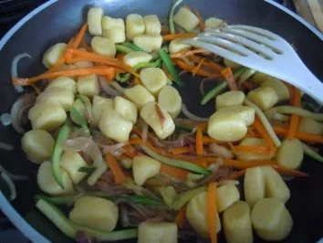 Rezept: Gnocchi mit Mascarponesauce Bild Nr. 3 Gnocchi mit Mascarponesauce - Rezept - Bild Nr. 3