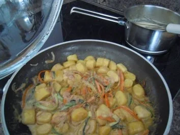 Rezept: Gnocchi mit Mascarponesauce Bild Nr. 5 Gnocchi mit Mascarponesauce - Rezept - Bild Nr. 5