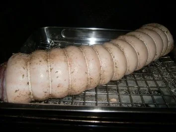 Spanferkel-Rollbraten mit Biersoße - Rezept - Bild Nr. 2