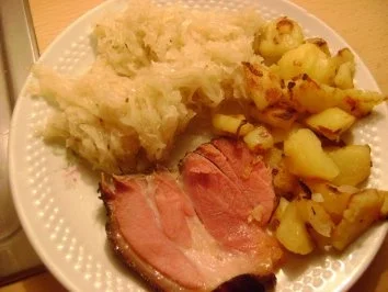 Gekochte, geräucherte Stelze - Rezept