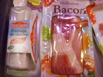 Rezept: Ziegenfrischkäse im Speckmantel-mit Bild Bild Nr. 3 Ziegenfrischkäse im Speckmantel-mit Bild - Rezept - Bild Nr. 3