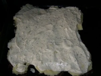 Schnitzel mit Kloßteig überbacken-mit Bild - Rezept - Bild Nr. 6