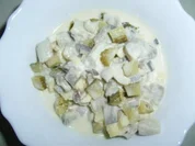 Heringssalat-gab es Silvester - Rezept