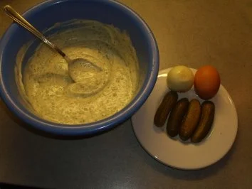 Rezept: Dips: Kräuterremoulade Bild Nr. 2 Dips: Kräuterremoulade - Rezept - Bild Nr. 2