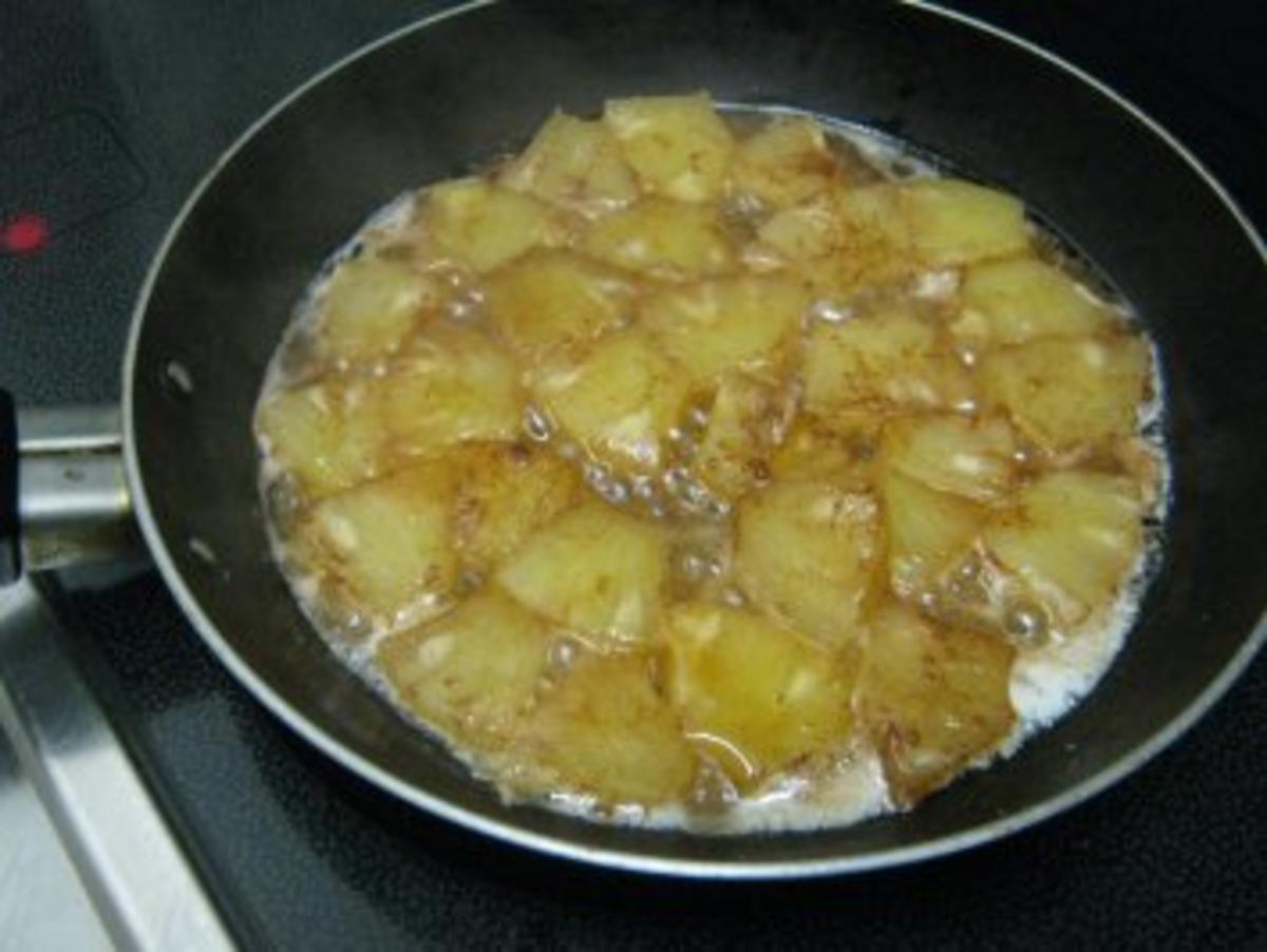 Marinierte, gebratene Ananas mit Honig-Joghurt-Sauce - Rezept - Bild Nr. 4