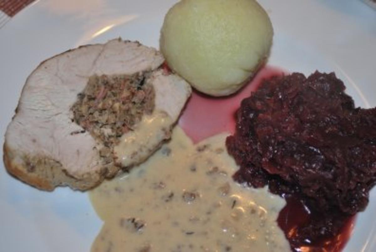 Gefüllter Putenbraten - Rezept mit Bild - kochbar.de