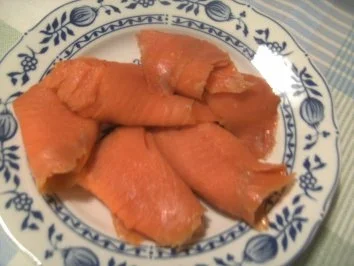 Selleri-Kartoffel-Süppchen mit Lachsstreifen - Rezept - Bild Nr. 6