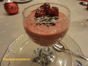 Dessert:  HIMBEER - MOUSSE - Rezept
