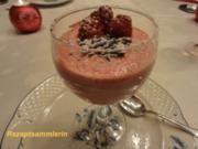 Dessert:  HIMBEER - MOUSSE - Rezept