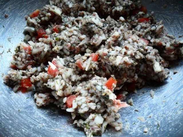 Rezept: Weinblätter mit Hackfleischfüllung Bild Nr. 3 Weinblätter mit Hackfleischfüllung - Rezept - Bild Nr. 3