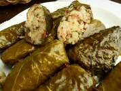 Rezept: Weinblätter mit Hackfleischfüllung Weinblätter mit Hackfleischfüllung - Rezept