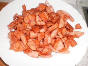 Schinkennudeln ~ Zucchini-Tomatensauce - Rezept - Bild Nr. 5