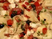 Rezept: Tortellini-Salat mit Tomate-Mozzarella Tortellini-Salat mit Tomate-Mozzarella - Rezept