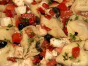 Tortellini-Salat mit Tomate-Mozzarella - Rezept