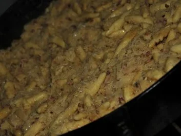 Schupfnudeln mit Specksauerkraut - Rezept