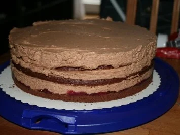 Torten: Trüffeltorte mit einem Hauch von Zimt - unsere Weihnachtstorte - Bilder sind on - - Rezept - Bild Nr. 29