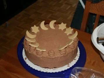 Torten: Trüffeltorte mit einem Hauch von Zimt - unsere Weihnachtstorte - Bilder sind on - - Rezept - Bild Nr. 36