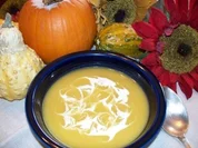 Eichelkürbis-Suppe / Acorn-Squash Soup - Rezept