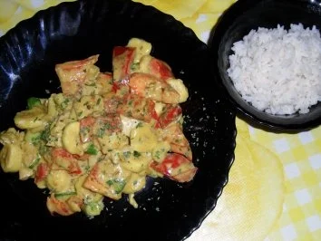 Bananen-Putencurry mit knackigem Gemüse - Rezept - Bild Nr. 7