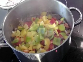 Rezept: Paprika- Zwiebelgulasch Bild Nr. 7 Paprika- Zwiebelgulasch - Rezept - Bild Nr. 7