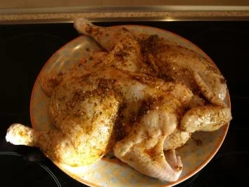 Kräuter-Knoblauchhähnchen auf Gemüsebett - Rezept - Bild Nr. 6