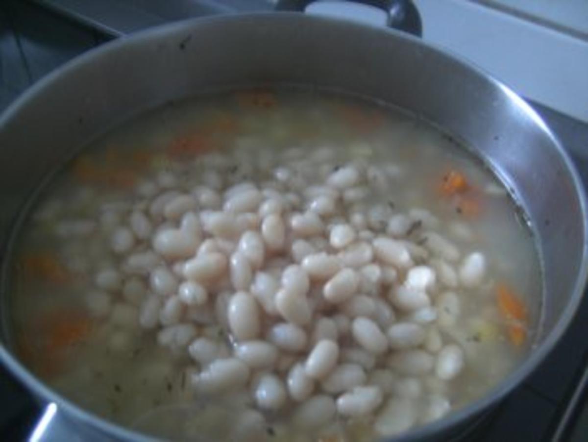 ( Eintopf )   Weiße Bohnen Suppe - Rezept - Bild Nr. 8