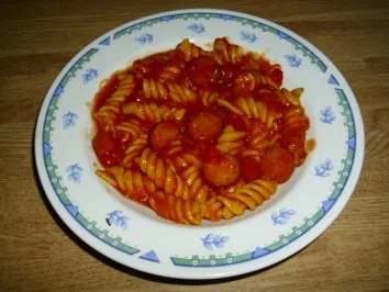 Currywurst-Nudel-Topf - Rezept