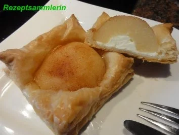 Rezept: Blätterteig: BIRNEN - TEILCHEN Blätterteig: BIRNEN - TEILCHEN - Rezept