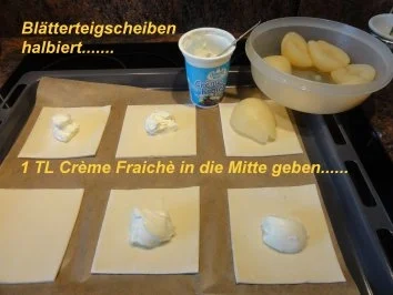 Rezept: Blätterteig: BIRNEN - TEILCHEN Bild Nr. 2 Blätterteig: BIRNEN - TEILCHEN - Rezept - Bild Nr. 2