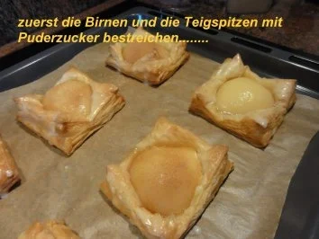 Rezept: Blätterteig: BIRNEN - TEILCHEN Bild Nr. 5 Blätterteig: BIRNEN - TEILCHEN - Rezept - Bild Nr. 5
