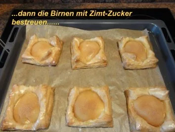 Rezept: Blätterteig: BIRNEN - TEILCHEN Bild Nr. 6 Blätterteig: BIRNEN - TEILCHEN - Rezept - Bild Nr. 6
