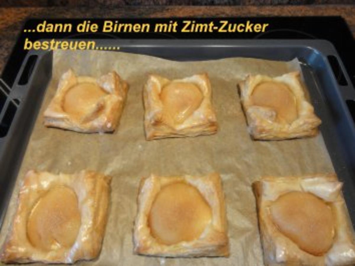 Blätterteig: BIRNEN TEILCHEN - einfach - von Rezeptsammlerin