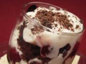 Rezept: Schwarzwälder Kirschtorte im Glas Schwarzwälder Kirschtorte im Glas - Rezept