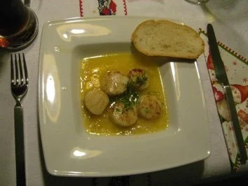 Jakobsmuscheln mit Buttersoße - Rezept - Bild Nr. 2