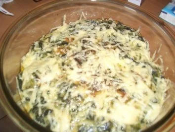 Rezept: Hähnchenbrustfilets überbacken, grün-gelb Hähnchenbrustfilets überbacken, grün-gelb - Rezept